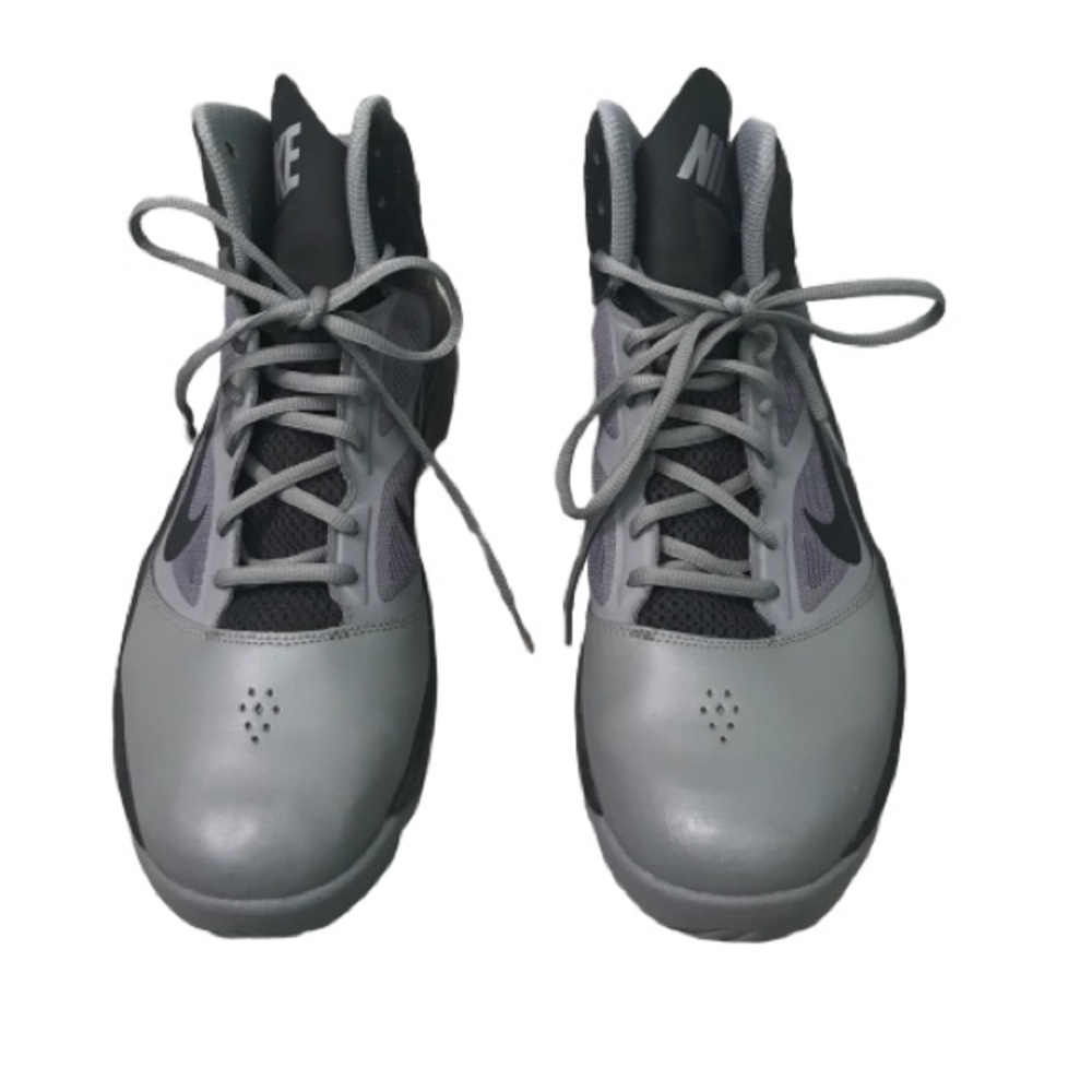 Nike Men’s 11.5 Gray and Black Basketball Shoes